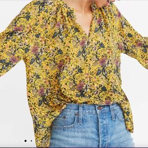 Madewell x Karen Walker® Silk Floral Gennaker Top